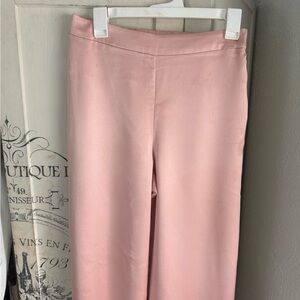 Gorgeous NWOT Trina Turk Pink silky Wide Leg Pants